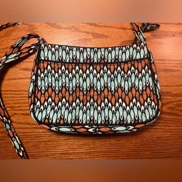 Vera Bradley Sierra Stream Shoulder Purse - Picture 2 of 6